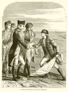 Přijetí vlajky příměří ve Washingtonu od English School