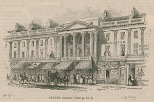Regent Street, Londýn, západní strana od English School