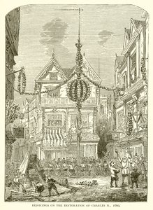 Radost z obnovy Karla II., 1660 od English School
