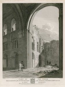 Pozůstatky jižní příčné lodi kostela sv. Bartoloměje Velikého od English School