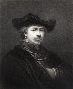 Rembrandt Harmens van Rijn (1606-69) z „Galerie portrétů“, vydané v roce 1833