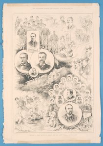 Renton vs. West Bromwich Albion, z The Illustrated Sporting and Dramatic News, 2. června 1888 od English School