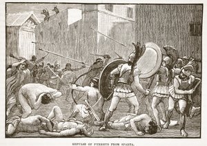 Odražení Pyrrha ze Sparty od English School