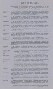 Požadavky na prokázání úmrtí akcionáře od English School
