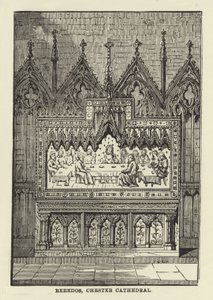 Reredos, Chesterská katedrála od English School