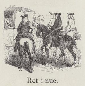 Retinue (rytina) od English School