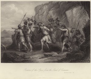 Návrat špiónů ze země Kanaán od English School