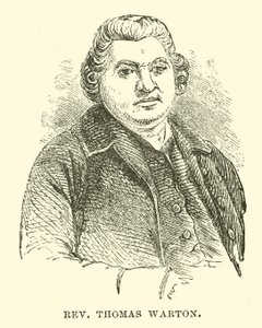 Rev Thomas Warton (rytina) od English School