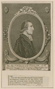 Reverend William Taylor, kaple Spa Fields, Clerkenwell od English School