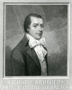 Richard Brothers (1757-1824) (rytina) od English School