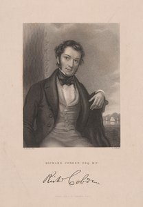 Richard Cobden, cca 1843 (rytina) od English School