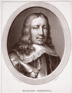 Richard Cromwell, připisovaný Maurinovi, vyrytý de Langlumem od English School