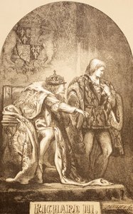 Richard III, 1890 (litho) od English School