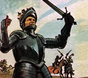 Richard III. na Bosworthském poli od English School