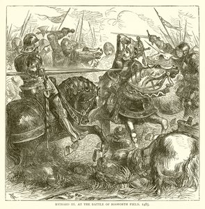 Richard III v bitvě u Bosworth Field, 1485