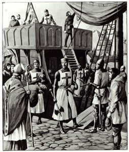 Richard I. vyplouvá do Svaté země, 1939 od English School