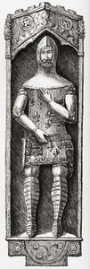 Richard Plantagenet, z knihy "A Short History of the English People" od J. R. Greena, vydané v roce 1893. od English School