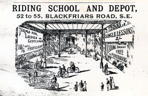 Jízdárna a depo, Blackfriars Road od English School