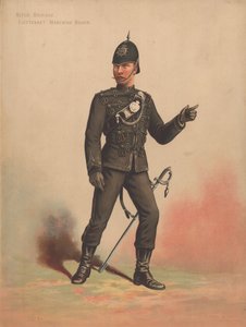 střelecká brigáda, poručík, pochodový řád od English School