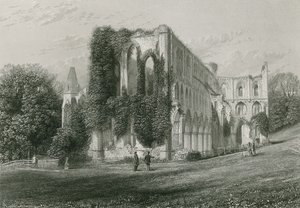 opatství Rievaulx od English School