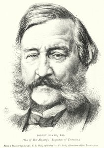 Robert Baker, jeden z inspektorů továren Jejího Veličenstva (rytina) od English School