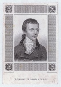 Robert Bloomfield , anglický básník (rytina) od English School