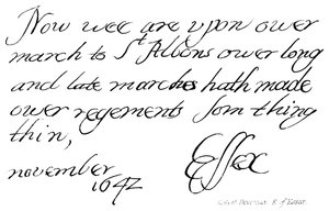 Robert Devereux, E z Essexu od English School