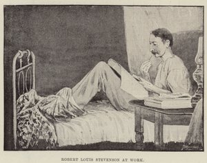 Robert Louis Stevenson v práci od English School