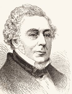 Robert Stephenson, z Národní a domácí historie Anglie od Williama Hickmana Smith Aubrey (1858-1916), vydaný v Londýně, kolem roku 1890 od English School