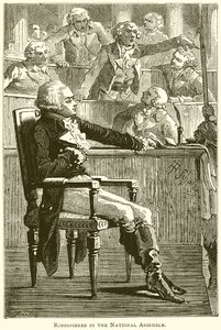Robespierre v Národním shromáždění od English School