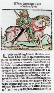 Robin Hood (později zbarvení) od English School