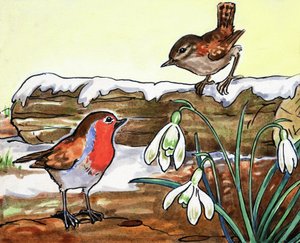 Robin Redbreast a Jenny Wren od English School