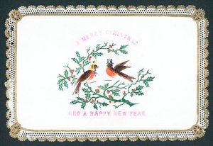 Robins nosí klobouky, vánoční přání od English School