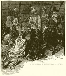 Roger Williams na koncilu Canonicus od English School