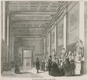 Římská galerie v Britském muzeu od English School