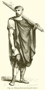 Roman Lictor nesoucí Fasces od English School