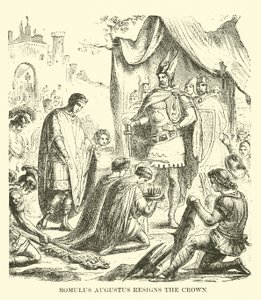 Romulus Augustus rezignuje na korunu od English School