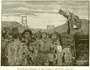 Rowland Hill káže Colliers of Kingswood od English School