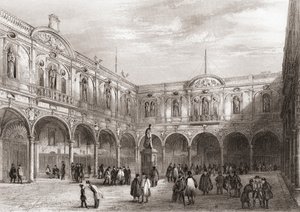Royal Exchange, Londýn, Anglie od English School