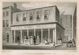 Royal Olympic Theatre, Wych Street, Londýn od English School