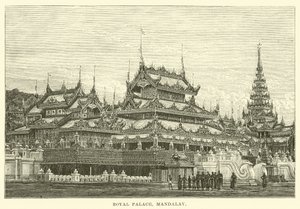 Královský palác, Mandalay od English School