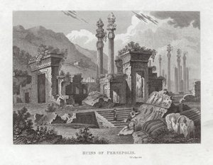 Ruiny Persepolis od English School