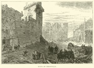Ruiny Thionville, prosinec 1870 od English School