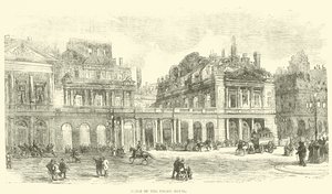 Ruiny Palais Royal, květen 1871 od English School