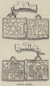 Ruský amulet (rytina) od English School