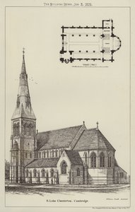S Luke Chesterton, Cambridge (rytina) od English School