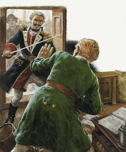 Námořník s mečem od English School