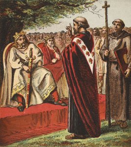Svatý Augustin a Sasové, hospoda. 1890 od English School