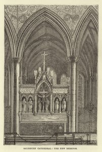 Katedrála v Salisbury, nové reredos od English School