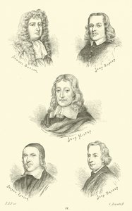 Samuel Butler, John Bunyan, John Milton, Jeremy Taylor, John Dryden od English School